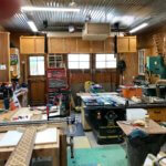 custom furniture maker's woodworking workshop