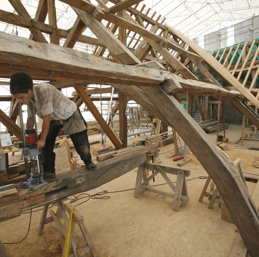 wood timber frame structure