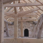 wood timber frame structure