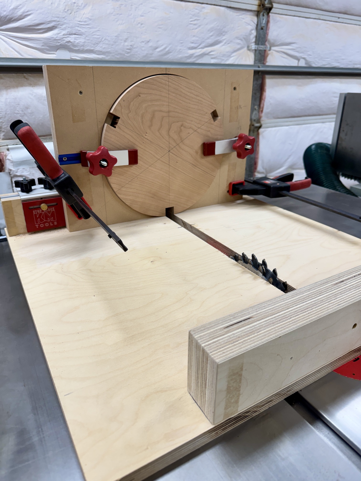 3 Leg - Dado Sled with Circle Edge Cutting Jig